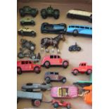 A collection of miscellaneous die cast model vehicles etc including military and Coventry Climax