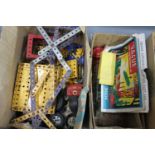 3 boxes of play worn Meccano