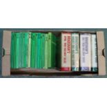 A box of rolling stock books and Bradshaw railway guides (re-prints)