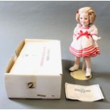A boxed Danbury mint Shirley Temple doll "Stand up & Cheer" with certificate of authenticity