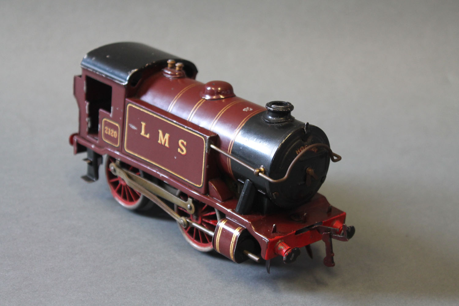 A Hornby 0 gauge 0-4-0 special tank locomotive, LMS, maroon livery,