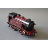A Hornby 0 gauge 0-4-0 special tank locomotive, LMS, maroon livery,