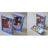 4 boxed Hasbro Electronic Action Man & GI Joe action dolls: "Duke", "Stalker", "Snake Eyes",