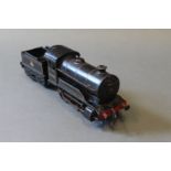 A Hornby 0 gauge clockwork type 50 0-4-0 locomotive and tender, 60199,