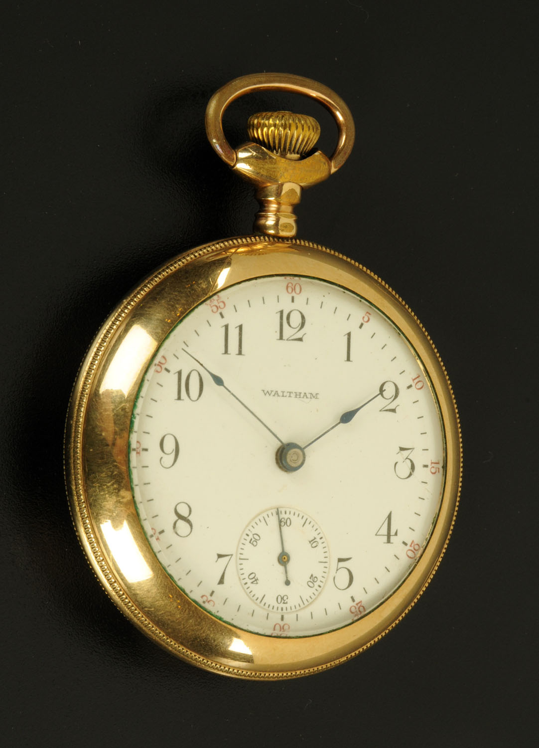 An American Waltham Watch Co. pocket watch, 15 jewels, Serial No.