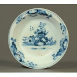 An 18th century Bristol Delft bowl. Diameter 26 cm.