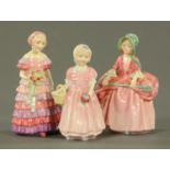 Three Royal Doulton figurines, "Bo Peep" HN1811,