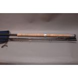 Ishbell Shepherd salmon fly rod Carbon Fibre Salmon Fly, 3 sections, 12', line 8-10.