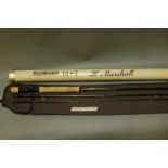 Sage RPL+ 7100-3 graphite 3 trout fly rod, 3 sections, 10', line 7, and hard tube.