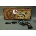 Umarex Colt single action army peace-maker .177 CO2 powered air pistol. Serial No. 16M23865.