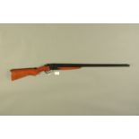 BSA Snipe 12 bore single barrel shotgun, 30 inch barrel, 1/2 choke, top lever,