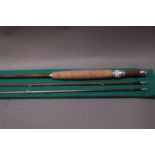 Orvis Impregnated Limestone Special split cane trout fly rod, 2 sections, 8' 6", 2 tips.