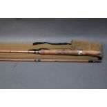 Constable of Bromley the Wallop Lightweight split cane trout fly rod, 2 sections, 9'.