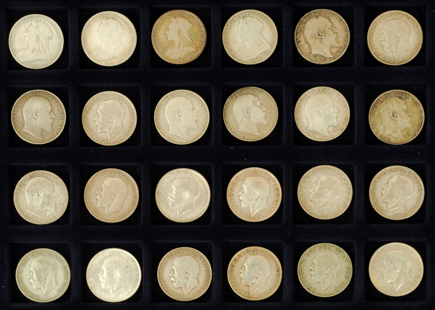 Victoria-Elizabeth II, 111 x silver/cupronickel florins/two shillings, - Image 2 of 5