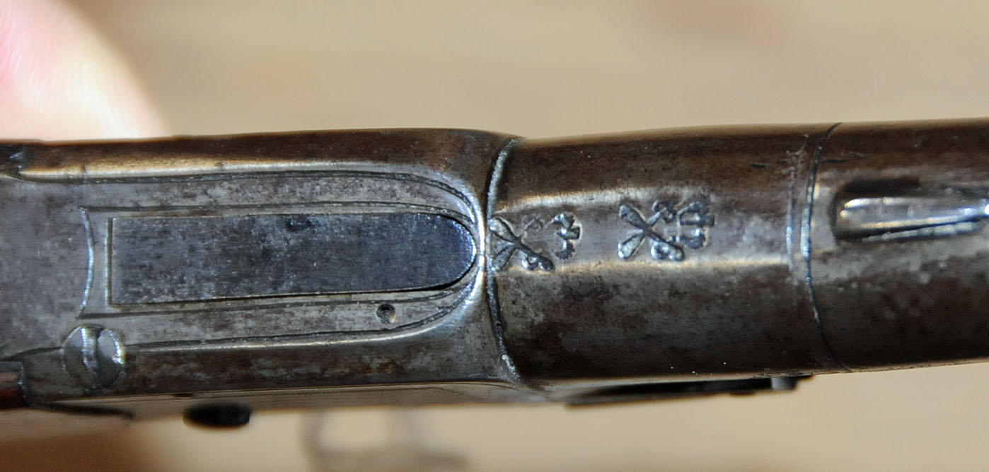 A flintlock pocket pistol, late 18th century, engraved "Twigg, London", - Image 5 of 7