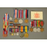 Assorted medals, to include Great War and Victory Medal awarded to GS-51960 Cpl. H.F. French R.Fus.