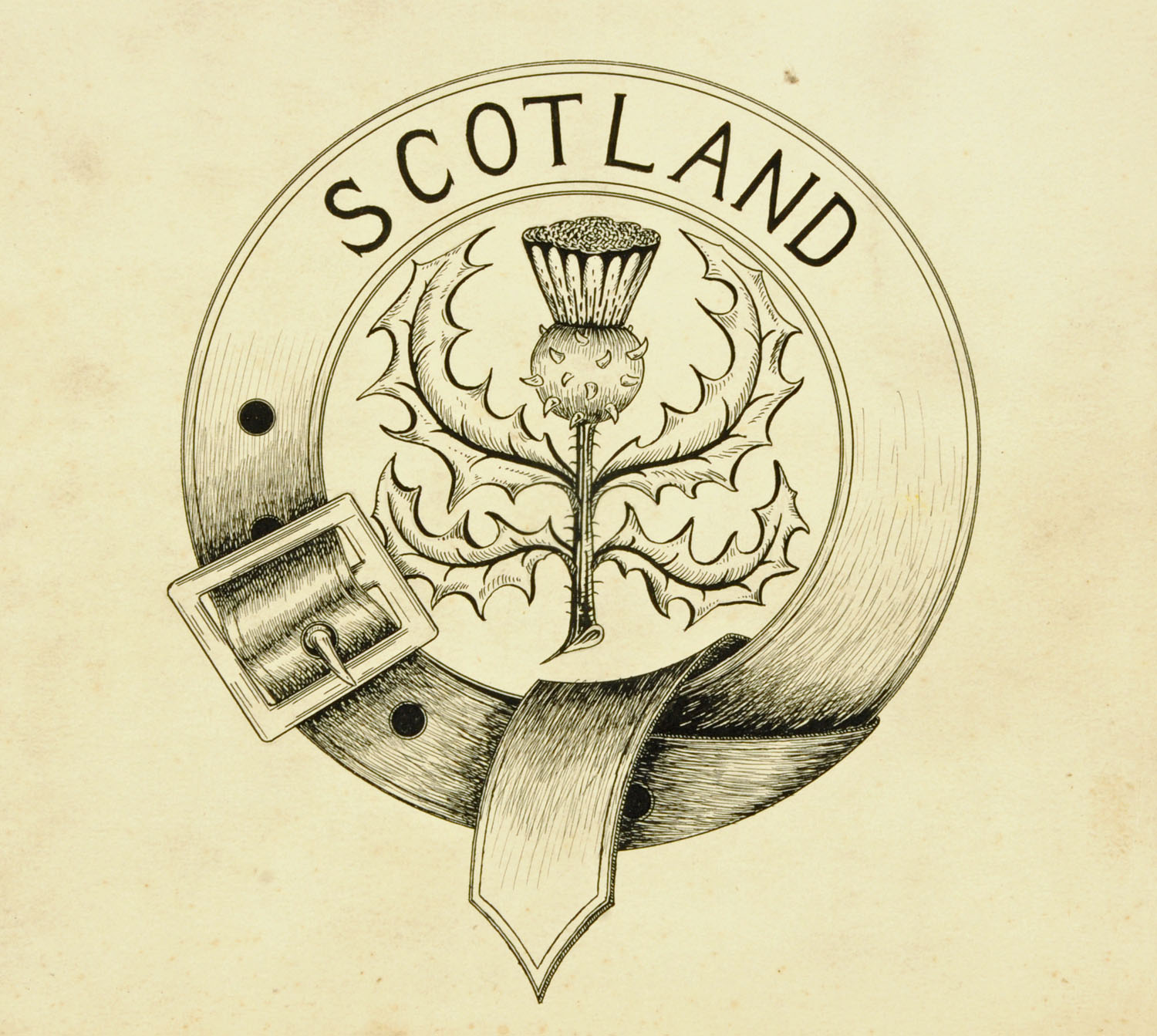 Scotland by Allan Furniss 1942, portfolio album of watercolour sketches, - Image 2 of 19