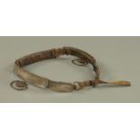 An Asian leather belt, 18th century or later,
