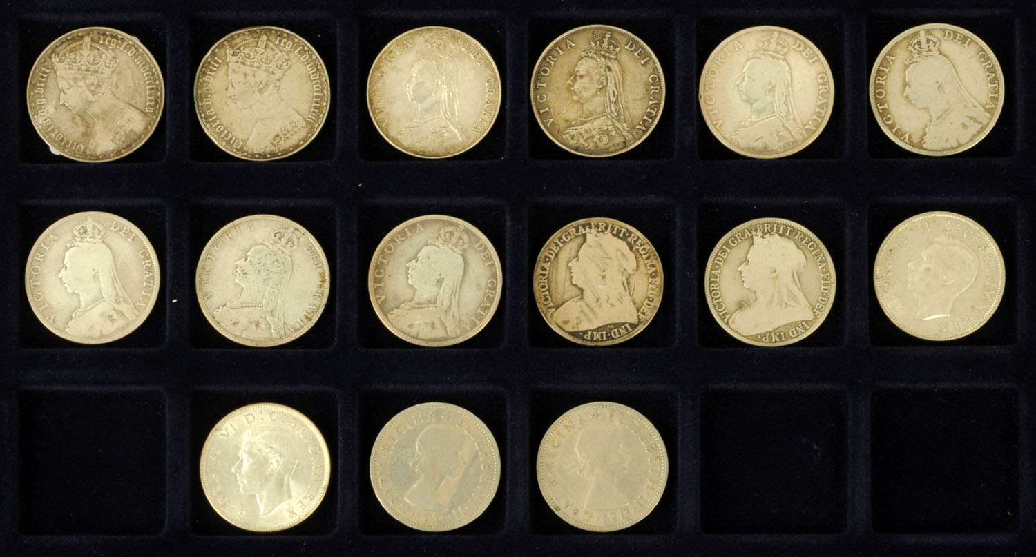 Victoria-Elizabeth II, 111 x silver/cupronickel florins/two shillings, - Image 5 of 5