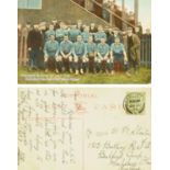 A rare early postcard of Carlisle United, dated verso 1905 (see illustration).