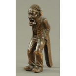A Black Forest carved softwood nutcracker, first half 20th century,