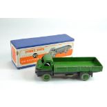 Dinky No. 522 Big Bedford Lorry. Repainted Green in Good to Very Good Box.