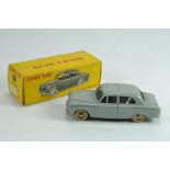 French Dinky No.24b Peugeot 403 Berline. Grey. Very Good in Very Good to Excellent Box.