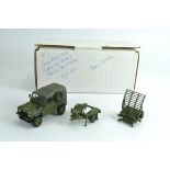 Hart Smith Models 1/48 Scale 5 pc set comprising Land Rover SWB with Cyberline Radar and Trailer.