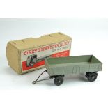 Dinky No. 512 Empty Box (Very Good) plus Heavy Trailer (Good Plus to Very Good). (2)