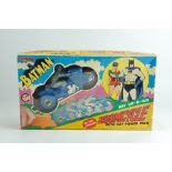 AHI 1977 Batman Battery Operated Zoomcycle. Untested. Appears Near Mint in Very Good Box. Scarce