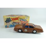 Pallitoy Kojak Talking Police Car Boxed. 1977. Brown Plastic. Untested. Generally Excellent in