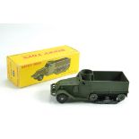 French Dinky Military No.822 Half Track M3. Excellent to Near Mint in Excellent Box.