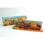 Corgi No.GS9 Gift Set comprising of Massey Ferguson 165 Tractor with Loader plus Trailer. Fine