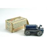 Triang Minic (UK) No.11M Tractor. Blue. Very Good (some rust) in Fair Plus Box.