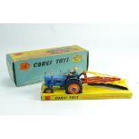 Corgi No.GS18 Gift Set comprising of Fordson Power Major Tractor with Plough. Excellent in Very Good