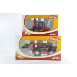 Joal 1/25 scale Manitou Diecast Duo including MSI 50 Forklift plus MT1337 Telehandler. As new in