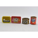 An assortment of advertising Tins and Boxes. (4)