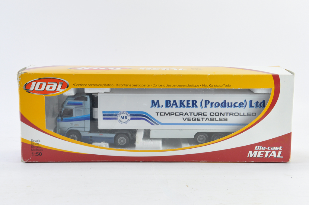 Joal 1/50 Code 3 Truck Issue featuring M Baker (Produce) Ltd. VG with Box.