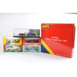 Onyx 1/43 scale Formula 1 Racing Cars plus Mansell World Champion Set. NM/M in E Boxes. (6)