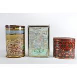 An assortment of advertising Tins and Boxes. (3)