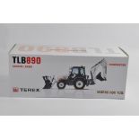 NZG 1/50 scale No. 915 Terex TLB890 Backhoe Loader. As New in Box.