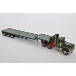 Smith Automodels 1/48 White Metal Mack 600 6X4 with Hiab 3 Axle Lowboy Trailer. NM with original