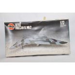 Airfix 1/72 Avro Vulcan B.MK 2 Aircraft Kit. Appears Complete.