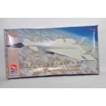 AMT 1/72 North American XB-70A-1 Valkyrie Aircraft Kit. Appears complete.