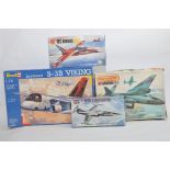 Group of Aircraft Kits including Airfix, Revell and Matchbox. Appear complete. (4)