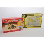 Revell 1/32 Liebherr L538 Wheel Loader Kit plus Knightwing Steelyard Gantry Kit. Both Appear