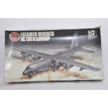 Airfix 1/72 Lockheed Hercules AC130 Gunship. Appears complete.