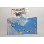 Airfix 1/48 Saab JA-37 Aircraft Kit plus Monogram Sky Raider Kit. Appear complete. (2)