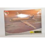 Airfix 1/72 BAE Nimrod Aircraft Kit. Appears Complete.