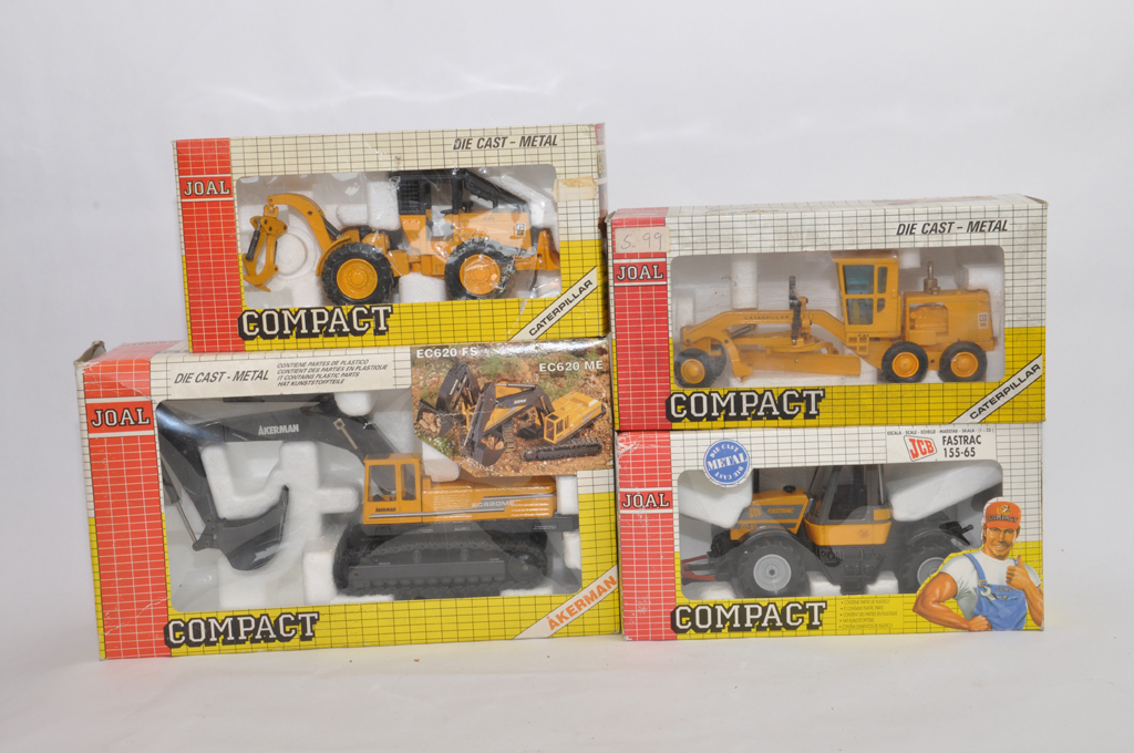 Group of Joal Construction Diecast Models including CAT, JCB and Michigan issues. NM to M in F to